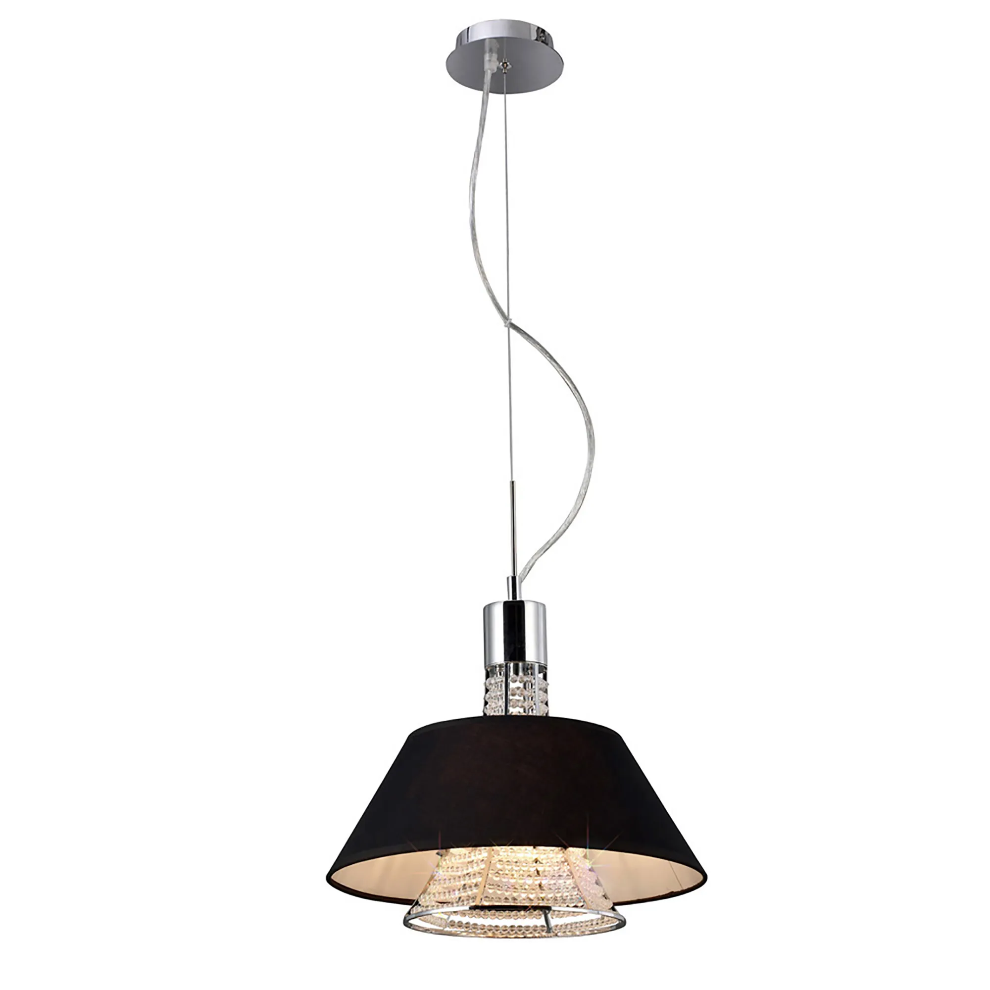 IL30042/BL  Davina Crystal Pendant 2 Light